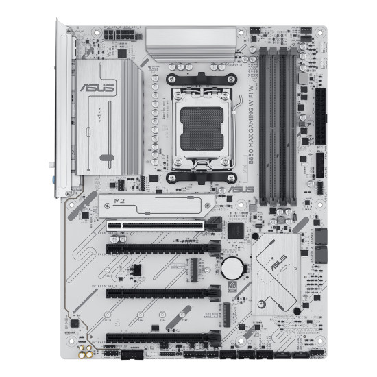 Mainboard|ASUS|AMD B850|SAM5|ATX|Memory DDR5|Memory slots 4|2xPCI-Express 3.0 16x|1xPCI-Express 4.0 16x|1xPCI-Express 5.0 16x|3xM.2|1xHDMI|1xDisplayPort|2xUSB 2.0|5xUSB 3.2|1xUSB-C|1xRJ45|3xAudio port|B850MAXGAMINGWIFIW Mainboard|ASUS|AMD B850|SAM5|ATX|Memory DDR5|Memory slots 4|2xPCI-Express 3.0 16x|1xPCI-Express 4.0 16x|1xPCI-Express 5.0 16x|3xM.2|1xHDMI|1xDisplayPort|2xUSB 2.0|5xUSB 3.2|1xUSB-C|1xRJ45|3xAudio port|B850MAXGAMINGWIFIW