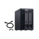 QNAP TR-002 storage drive enclosure HDD/SSD enclosure Black 2.5/3.5" QNAP TR-002 storage drive enclosure HDD/SSD enclosure Black 2.5/3.5"