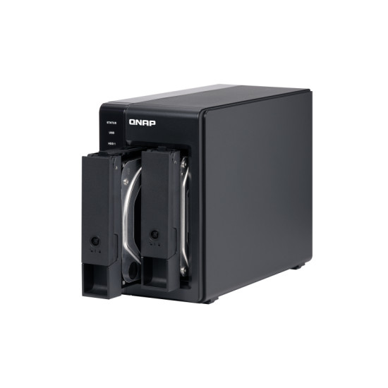 QNAP TR-002 storage drive enclosure HDD/SSD enclosure Black 2.5/3.5" QNAP TR-002 storage drive enclosure HDD/SSD enclosure Black 2.5/3.5"