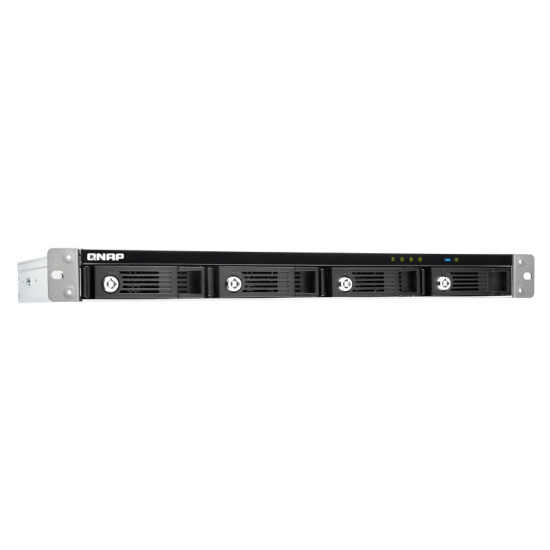 QNAP TR-004U storage drive enclosure HDD/SSD enclosure Black, Grey 2.5/3.5"