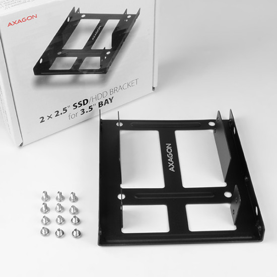 Axagon RHD-225 mounting kit Black Metal Axagon RHD-225 mounting kit Black Metal