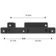 Axagon RHD-225 mounting kit Black Metal Axagon RHD-225 mounting kit Black Metal