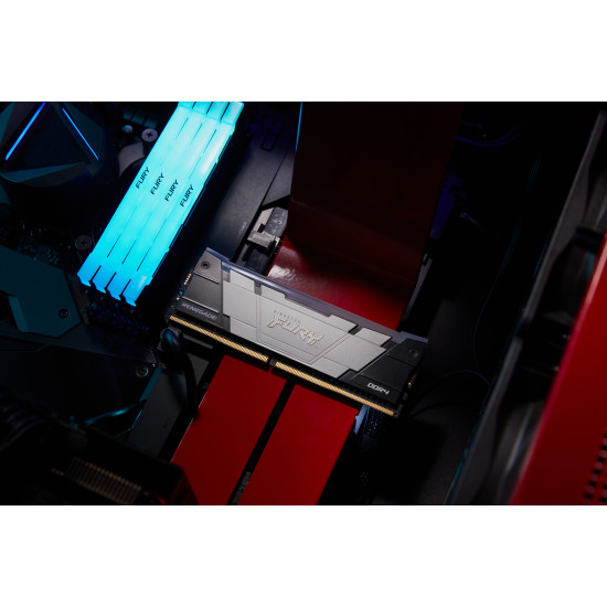 Kingston Technology FURY 16GB 3200MT/s DDR4 CL16 DIMM (Kit of 2) Renegade RGB Kingston Technology FURY 16GB 3200MT/s DDR4 CL16 DIMM (Kit of 2) Renegade RGB