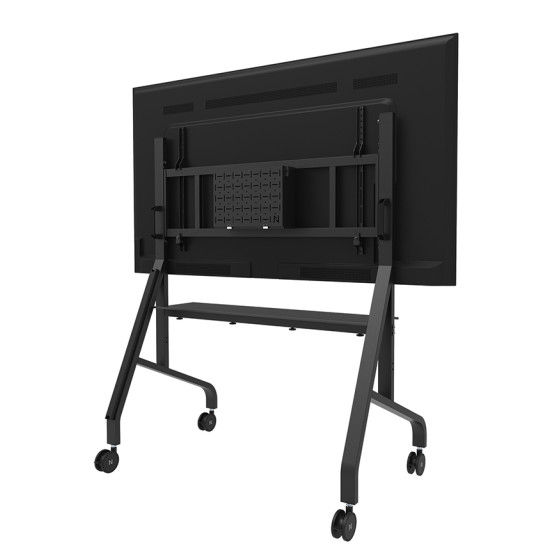 NEOMOUNTS MOVE GO XL MOBILE FLOOR STAND (FAST INSTALL, HEIGHT ADJUSTABLE), BLACK