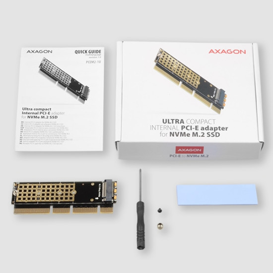 Axagon PCEM2-1U interface cards/adapter Internal M.2 Axagon PCEM2-1U interface cards/adapter Internal M.2
