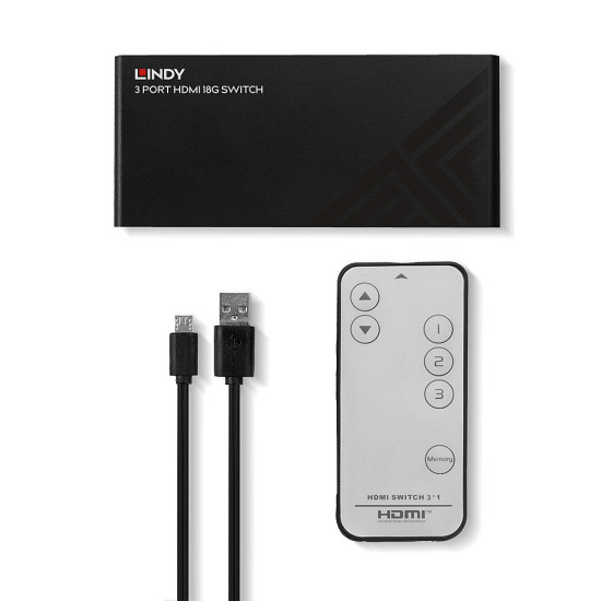 3 Port HDMI 18G Switch 3 Port HDMI 18G Switch