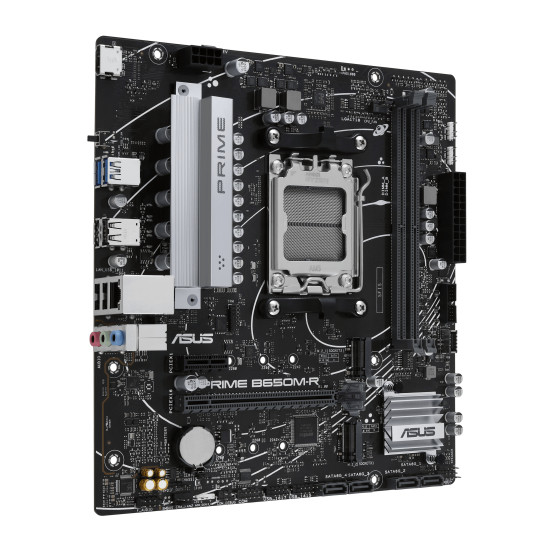 Mainboard|ASUS|AMD B650|SAM5|Micro-ATX|Memory DDR5|Memory slots 2|1xPCI-Express 4.0 1x|2xPCI-Express 4.0 16x|2xM.2|1xHDMI|4xUSB 2.0|2xUSB 3.2|1xRJ45|3xAudio port|PRIMEB650M-R Mainboard|ASUS|AMD B650|SAM5|Micro-ATX|Memory DDR5|Memory slots 2|1xPCI-Express 4.0 1x|2xPCI-Express 4.0 16x|2xM.2|1xHDMI|4xUSB 2.0|2xUSB 3.2|1xRJ45|3xAudio port|PRIMEB650M-R