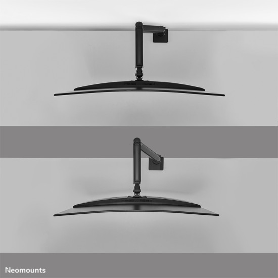 Neomounts DS70PLUS-450BL1 Monitor arm 17-49" - gas spring - Topfix - 180°-stop Neomounts DS70PLUS-450BL1 Monitor arm 17-49" - gas spring - Topfix - 180°-stop