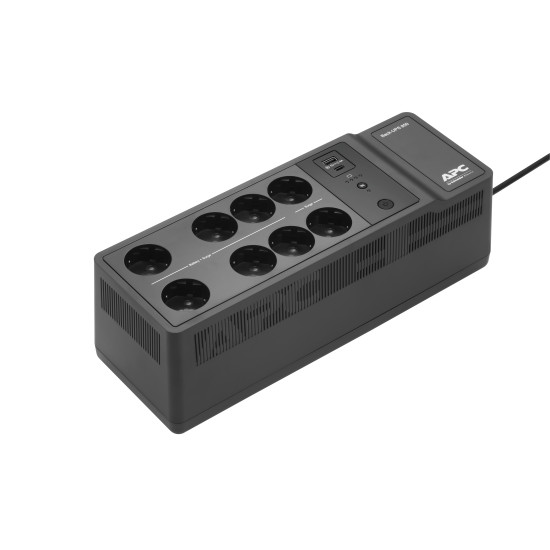 APC Back-UPS BE850G2-GR - Emergency power supply 8x socket, 850VA, 2 USB chargers, 1 USB data port APC Back-UPS BE850G2-GR - Emergency power supply 8x socket, 850VA, 2 USB chargers, 1 USB data port