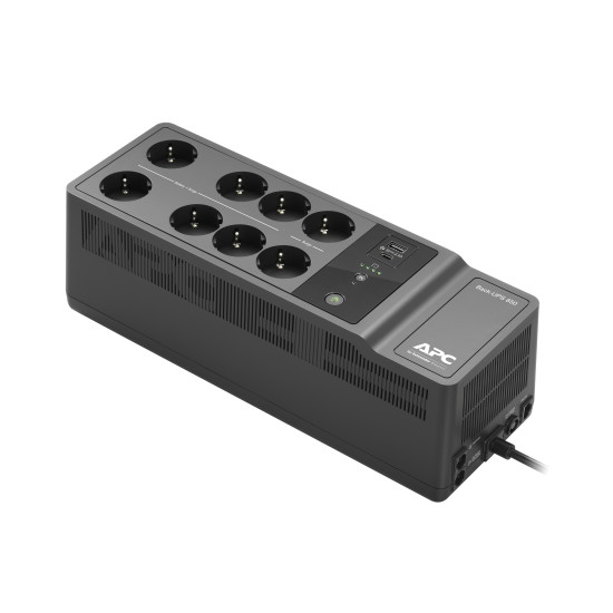 APC Back-UPS BE850G2-GR - Emergency power supply 8x socket, 850VA, 2 USB chargers, 1 USB data port APC Back-UPS BE850G2-GR - Emergency power supply 8x socket, 850VA, 2 USB chargers, 1 USB data port