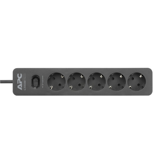 APC ESSENTIAL SURGEARREST 5 OUTLET BLACK 230V SCHUKO