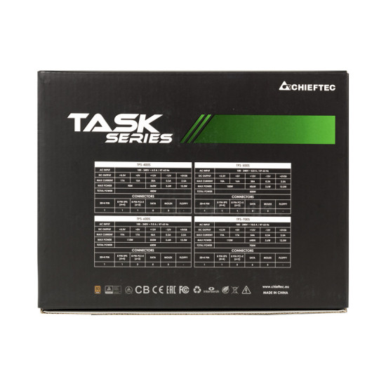 Power Supply|CHIEFTEC|700 Watts|Efficiency 80 PLUS BRONZE|PFC Active|TPS-700S