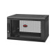 APC NetShelter WX 6U Single Hinged Wall-mount Enclosure 400mm Deep Wall mounted rack Black APC NetShelter WX 6U Single Hinged Wall-mount Enclosure 400mm Deep Wall mounted rack Black