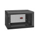APC NetShelter WX 6U Single Hinged Wall-mount Enclosure 400mm Deep Wall mounted rack Black APC NetShelter WX 6U Single Hinged Wall-mount Enclosure 400mm Deep Wall mounted rack Black