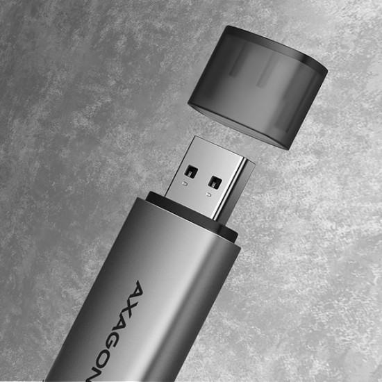 Axagon CRE-SAC card reader USB 3.0 Type-A/Type-C Grey Axagon CRE-SAC card reader USB 3.0 Type-A/Type-C Grey