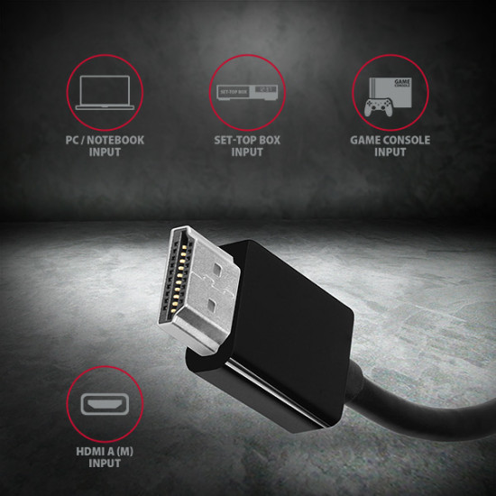 Axagon RVH-VGN video cable adapter 0.15 m HDMI Type A (Standard) VGA (D-Sub) Black Axagon RVH-VGN video cable adapter 0.15 m HDMI Type A (Standard) VGA (D-Sub) Black