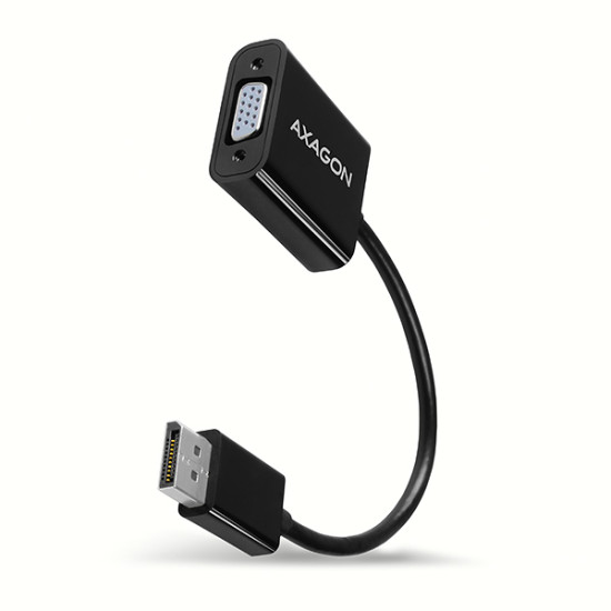 Axagon RVD-VGN video cable adapter 0.15 m DisplayPort VGA (D-Sub) Black Axagon RVD-VGN video cable adapter 0.15 m DisplayPort VGA (D-Sub) Black