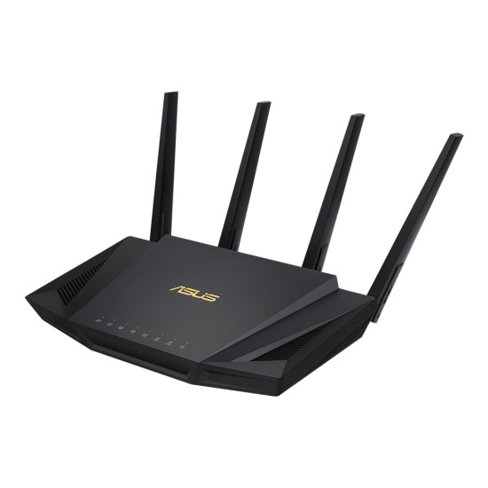 Wireless Router|ASUS|Wireless Router|3000 Mbps|Mesh|Wi-Fi 5|Wi-Fi 6|IEEE 802.11 b/g|IEEE 802.11n|USB 3.2|1 WAN|4x10/100/1000M|Number of antennas 4|RT-AX58U