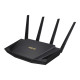 Wireless Router|ASUS|Wireless Router|3000 Mbps|Mesh|Wi-Fi 5|Wi-Fi 6|IEEE 802.11 b/g|IEEE 802.11n|USB 3.2|1 WAN|4x10/100/1000M|Number of antennas 4|RT-AX58U