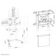 NEWSTAR MOBILE FLAT SCREEN FLOOR STAND (HEIGHT: 160 CM) 37-70" BLACK