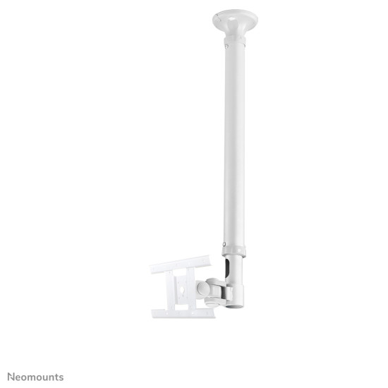 Neomounts FPMA-C100WHITE Monitor/TV mount ceiling 10-30" - h 79-129 cm Neomounts FPMA-C100WHITE Monitor/TV mount ceiling 10-30" - h 79-129 cm