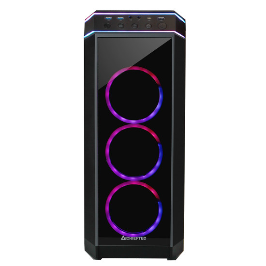 Case|CHIEFTEC|ATX/micro ATX/Mini-ITX|Black|Midi Tower|PC|GP-02B-UC-OP