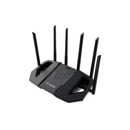 Wireless Router|ASUS|Router|6500 Mbps|Mesh|Wi-Fi 6|Wi-Fi 7|IEEE 802.11a|IEEE 802.11b|IEEE 802.11g|IEEE 802.11ac|IEEE 802.11ax|USB 3.2|3x2.5GbE|1x2.5GbE|Number of antennas 6|TUFGAMINGBE6500 Wireless Router|ASUS|Router|6500 Mbps|Mesh|Wi-Fi 6|Wi-Fi 7|IEEE 802.11a|IEEE 802.11b|IEEE 802.11g|IEEE 802.11ac|IEEE 802.11ax|USB 3.2|3x2.5GbE|1x2.5GbE|Number of antennas 6|TUFGAMINGBE6500