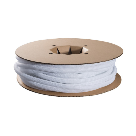 M Universal Cable Sock Self Wrap Basic 19mm White 50m