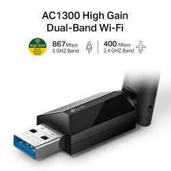 WRL ADAPTER 1300MBPS USB/ARCHER T3U PLUS TP-LINK