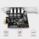 I/O CARD USB PCIE 4PORT/PCEU-43RS AXAGON I/O CARD USB PCIE 4PORT/PCEU-43RS AXAGON