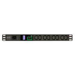 Easy Rack PDU, Metered, 1U, 1 Phase, 3.7kW, 230V, 16A, 8 x C13 outlets, IEC60320 C20 inlet Easy Rack PDU, Metered, 1U, 1 Phase, 3.7kW, 230V, 16A, 8 x C13 outlets, IEC60320 C20 inlet