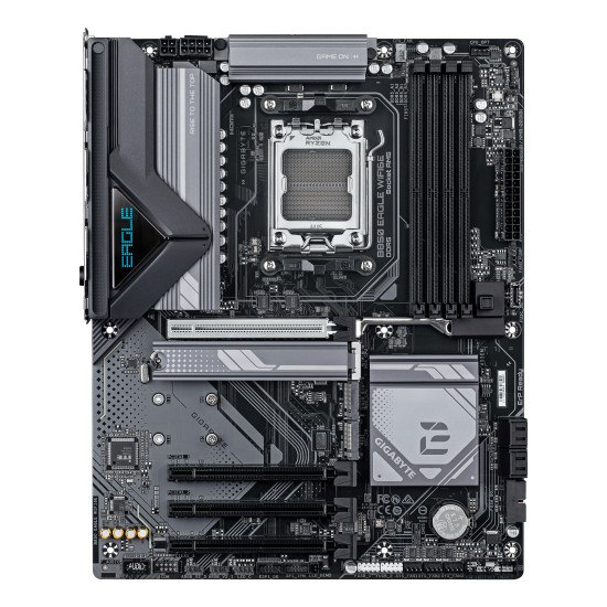 Mainboard|GIGABYTE|AMD B850|SAM5|ATX|Memory DDR5|Memory slots 4|3xPCI-Express 16x|3xM.2|1xHDMI|1xDisplayPort|4xUSB 2.0|4xUSB 3.2|1xUSB-C|1xRJ45|3xAudio port|B850EAGLEWIFI6E