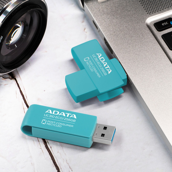 MEMORY DRIVE FLASH USB3.2 256G/GREEN UC310E-256G-RGN ADATA MEMORY DRIVE FLASH USB3.2 256G/GREEN UC310E-256G-RGN ADATA