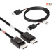 CLUB3D DisplayPort 2.1 Bi-Directional VESA DP80 Certified Cable 4K240Hz, 8K60Hz or 10K30Hz M/M 1.2m/3.94ft CLUB3D DisplayPort 2.1 Bi-Directional VESA DP80 Certified Cable 4K240Hz, 8K60Hz or 10K30Hz M/M 1.2m/3.94ft