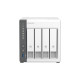 QNAP TS-433 NAS Tower ARM Cortex-A55 4 GB 0 TB QNAP QTS White QNAP TS-433 NAS Tower ARM Cortex-A55 4 GB 0 TB QNAP QTS White