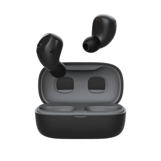 Trust Nika Compact Headset True Wireless Stereo (TWS) In-ear Calls/Music Bluetooth Black Trust Nika Compact Headset True Wireless Stereo (TWS) In-ear Calls/Music Bluetooth Black
