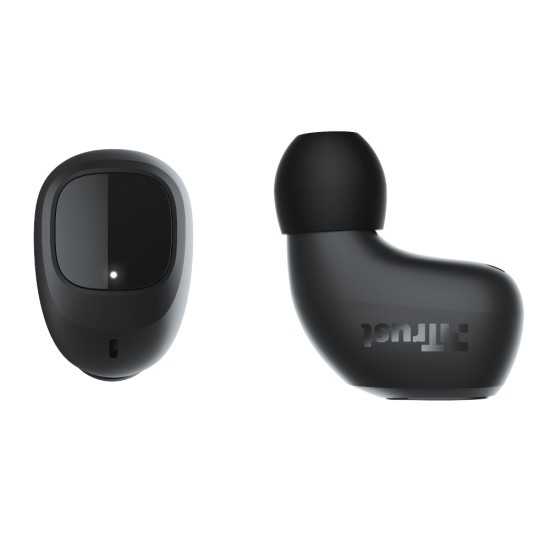 Trust Nika Compact Headset True Wireless Stereo (TWS) In-ear Calls/Music Bluetooth Black Trust Nika Compact Headset True Wireless Stereo (TWS) In-ear Calls/Music Bluetooth Black