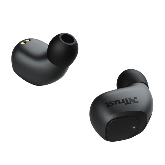 Trust Nika Compact Headset True Wireless Stereo (TWS) In-ear Calls/Music Bluetooth Black Trust Nika Compact Headset True Wireless Stereo (TWS) In-ear Calls/Music Bluetooth Black