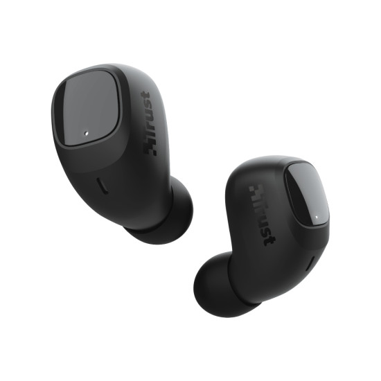 Trust Nika Compact Headset True Wireless Stereo (TWS) In-ear Calls/Music Bluetooth Black Trust Nika Compact Headset True Wireless Stereo (TWS) In-ear Calls/Music Bluetooth Black