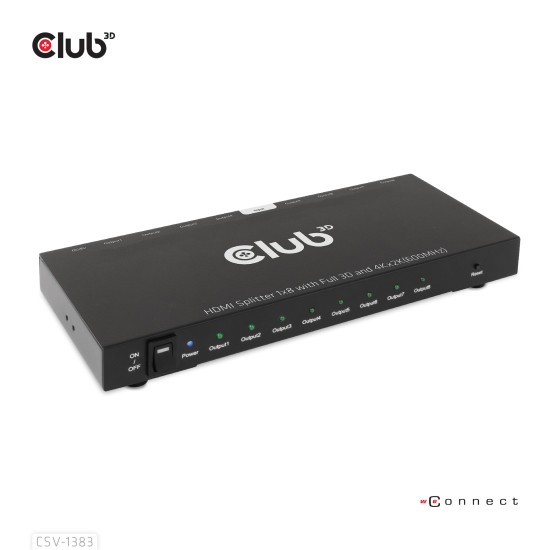 1 to 8 HDMI™ Splitter Full 3D and 4K60Hz(600MHz) 1 to 8 HDMI™ Splitter Full 3D and 4K60Hz(600MHz)