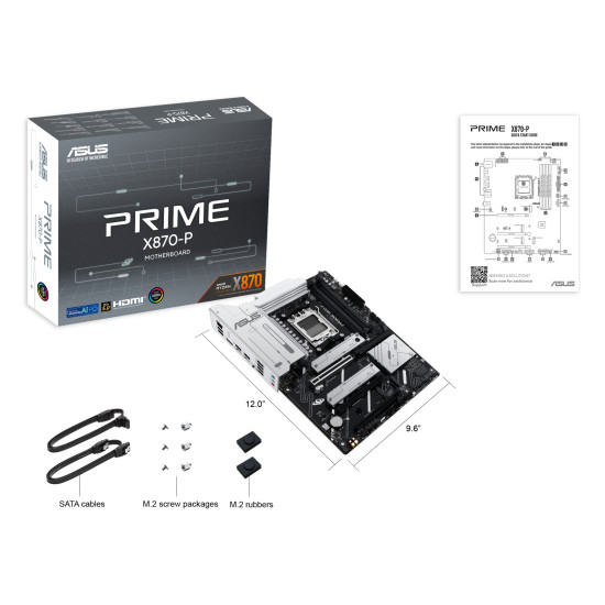ASUS PRIME X870-P AMD X870 Socket AM5 ATX ASUS PRIME X870-P AMD X870 Socket AM5 ATX