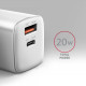 Axagon ACU-PQ20W mobile device charger Universal White AC Fast charging Indoor Axagon ACU-PQ20W mobile device charger Universal White AC Fast charging Indoor