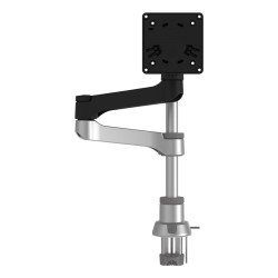 Monitor arm R-Go Zepher Single, fully adjustable, 0-8 Kg load capacity, 100% circular, black