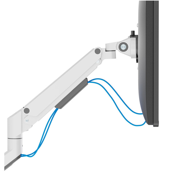 Neomounts DS70-250WH1 Monitor arm 17-35" - gas spring - Topfix - 180°-stop Neomounts DS70-250WH1 Monitor arm 17-35" - gas spring - Topfix - 180°-stop