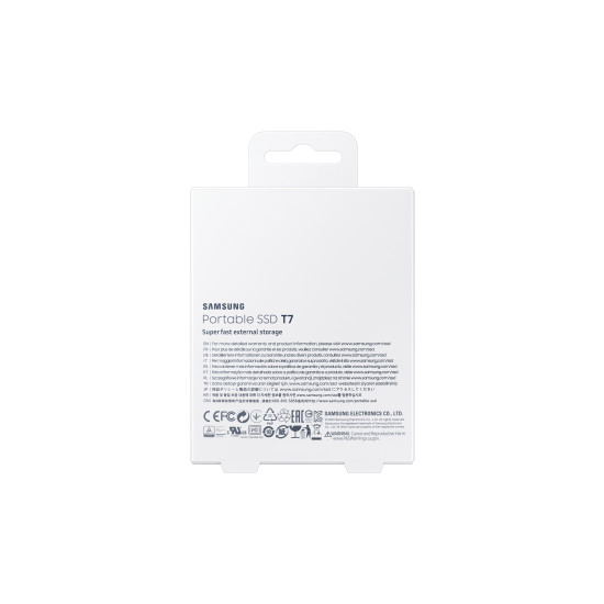 External SSD|SAMSUNG|T7|2TB|USB 3.2|Write speed 1000 MBytes/sec|Read speed 1050 MBytes/sec|MU-PC2T0H/WW External SSD|SAMSUNG|T7|2TB|USB 3.2|Write speed 1000 MBytes/sec|Read speed 1050 MBytes/sec|MU-PC2T0H/WW