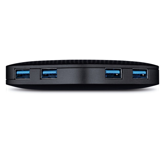 TP-Link UH400 interface hub USB 3.2 Gen 1 (3.1 Gen 1) Type-A 5000 Mbit/s Black TP-Link UH400 interface hub USB 3.2 Gen 1 (3.1 Gen 1) Type-A 5000 Mbit/s Black
