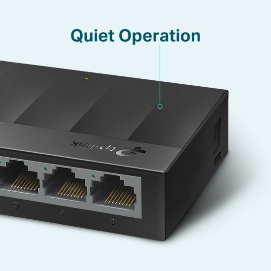 TP-Link LS1005G network switch Unmanaged Gigabit Ethernet (10/100/1000) Black TP-Link LS1005G network switch Unmanaged Gigabit Ethernet (10/100/1000) Black