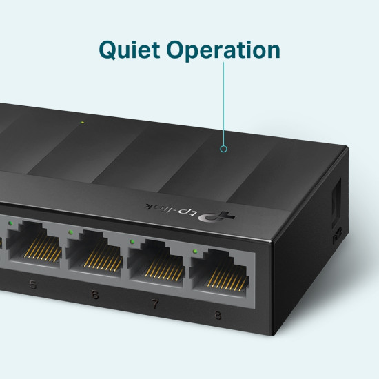 TP-Link LS1008G network switch Unmanaged Gigabit Ethernet (10/100/1000) Black TP-Link LS1008G network switch Unmanaged Gigabit Ethernet (10/100/1000) Black