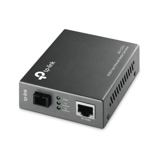TP-Link MC112CS network media converter 100 Mbit/s Single-mode Black TP-Link MC112CS network media converter 100 Mbit/s Single-mode Black