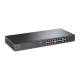 16-Port 10/100Mbps + 2-Port Gigabit Unmanaged PoE Switch 16-Port 10/100Mbps + 2-Port Gigabit Unmanaged PoE Switch